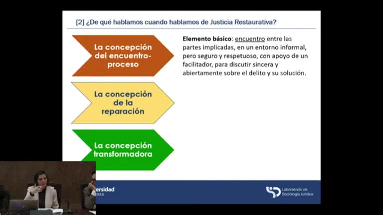 La justicia restaurativa como herramienta para la paz (mesa redonda)