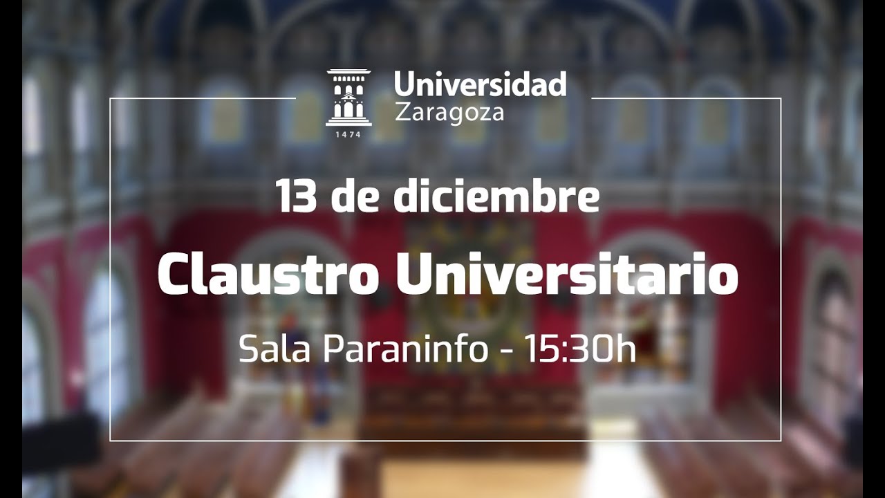 Claustro Universitario (sesión de tarde)