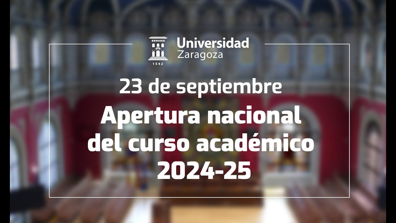 Acto apertura nacional del curso académico 2024-25