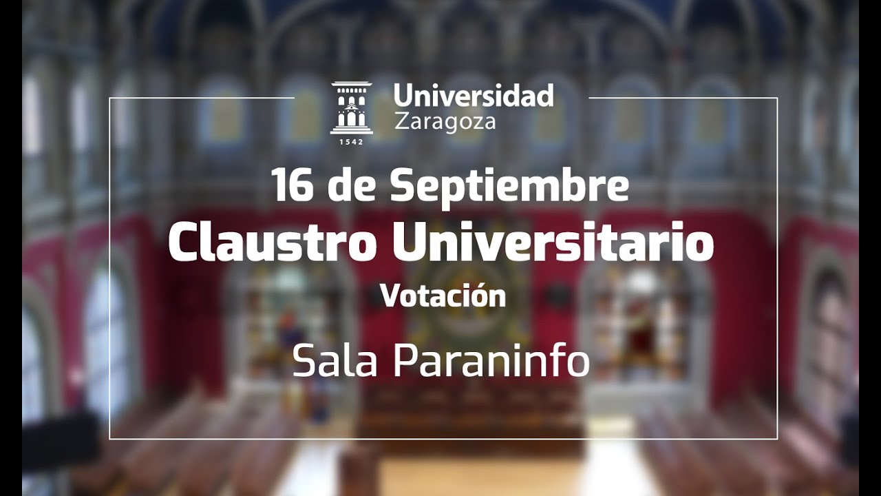 Sesión ordinaria del Claustro Universitario (jornada de votación II)