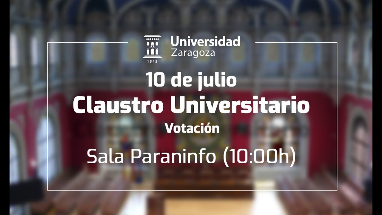 Sesión ordinaria del Claustro Universitario (jornada de votación)