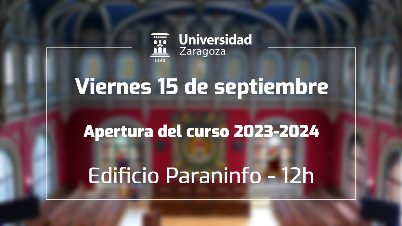 Solemne Acto Académico de Apertura del Curso 2023-2024