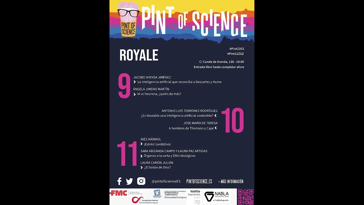 Pint of Science 2022 en Huesca y Zaragoza