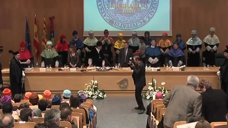 Solemne Acto Académico de San Braulio 2008, Patrón de la Universidad de Zaragoza (parte 1 de 5)