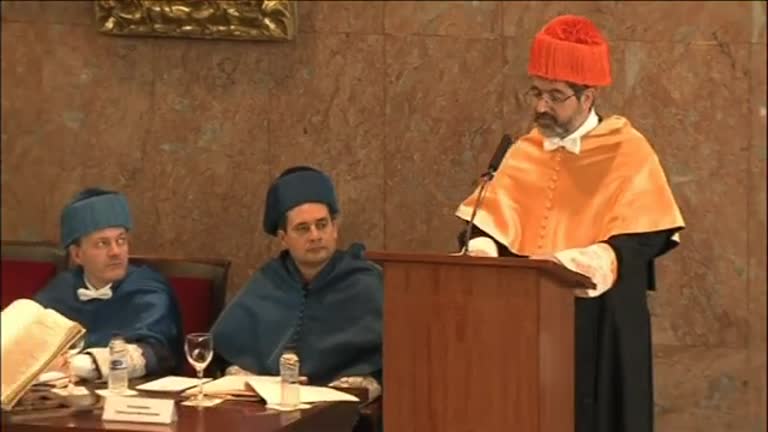 Acto de investidura como Doctores Honoris Causa a Vinton G. Cerf y a Richard Schrock (parte 1 de 4)