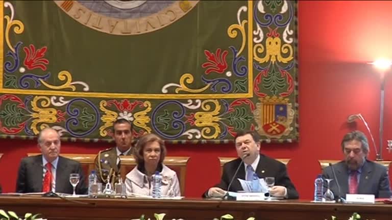 Acto de inauguración por SS.MM. Los Reyes de la rehabilitación del Edificio Paraninfo (parte 1 de 3)