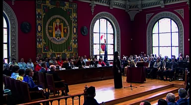 Acto  de Investidura del Rector Magnífico J. Antonio Mayoral y toma de posesión Csjo. de Dirección