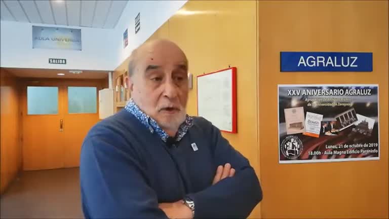 Agustín Ubieto celebra el 25 aniversario de AGRALUZ