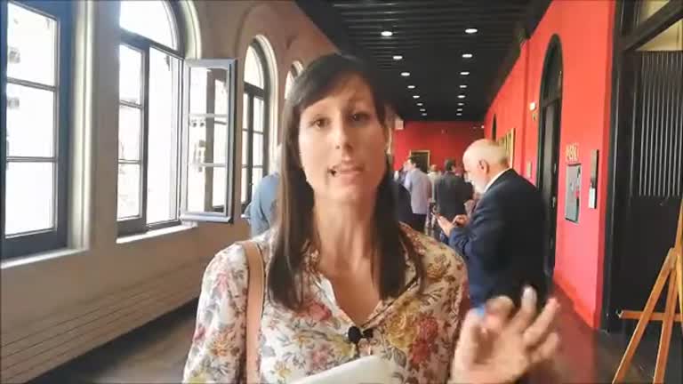 Marta Ortín, ganadora del 1er premio «Elevator Pitch» en el V Encuentro Triple Hélice